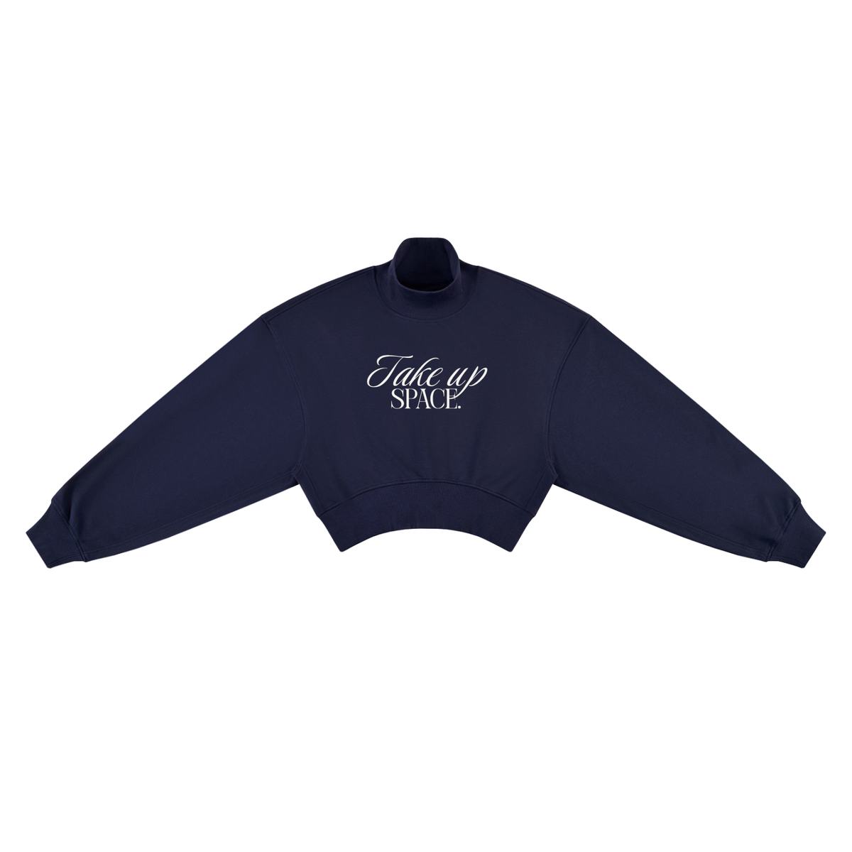 Take Up Space Mock Neck Sweater