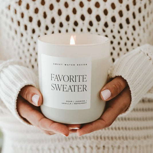 Favourite Sweater 15oz Candle (70+ HOURS of burn time)