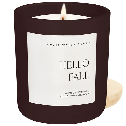 Hello Fall 15oz Candle (70+ HOURS of burn time)