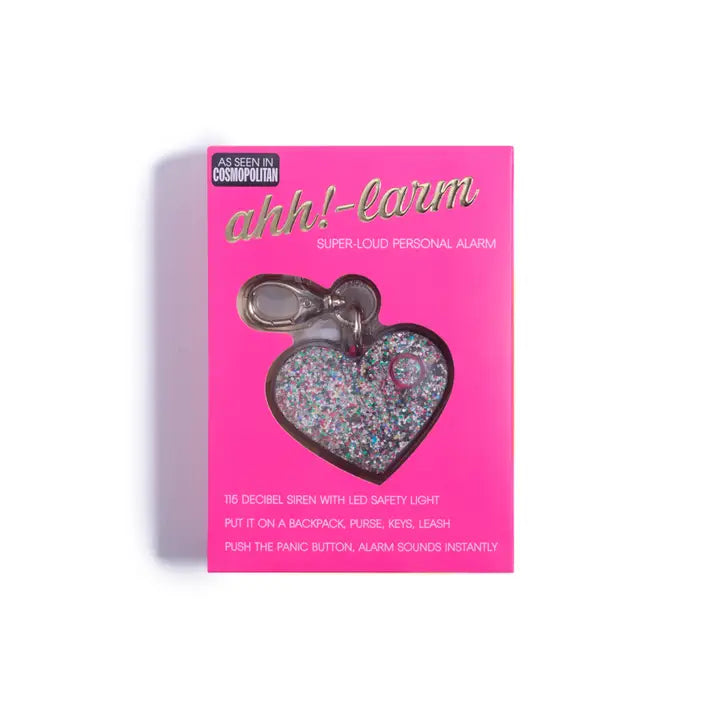 Glitter Heart Safety Alarm