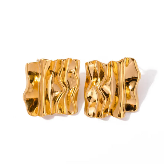 Golden Wave Studs