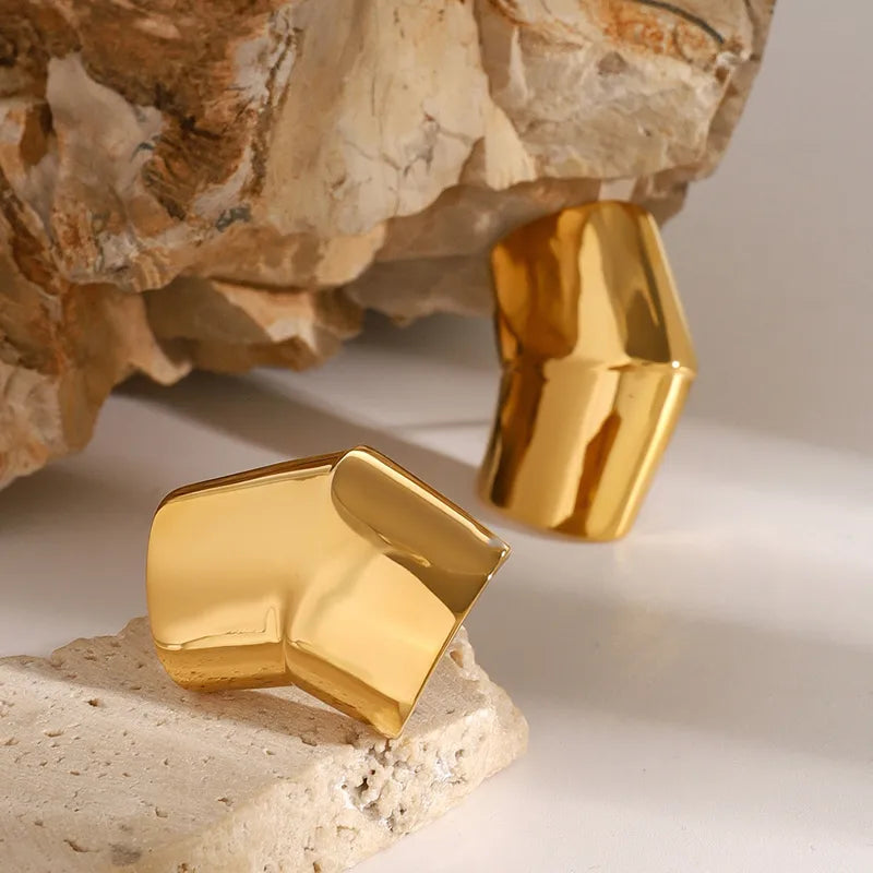Gilded Groove Studs