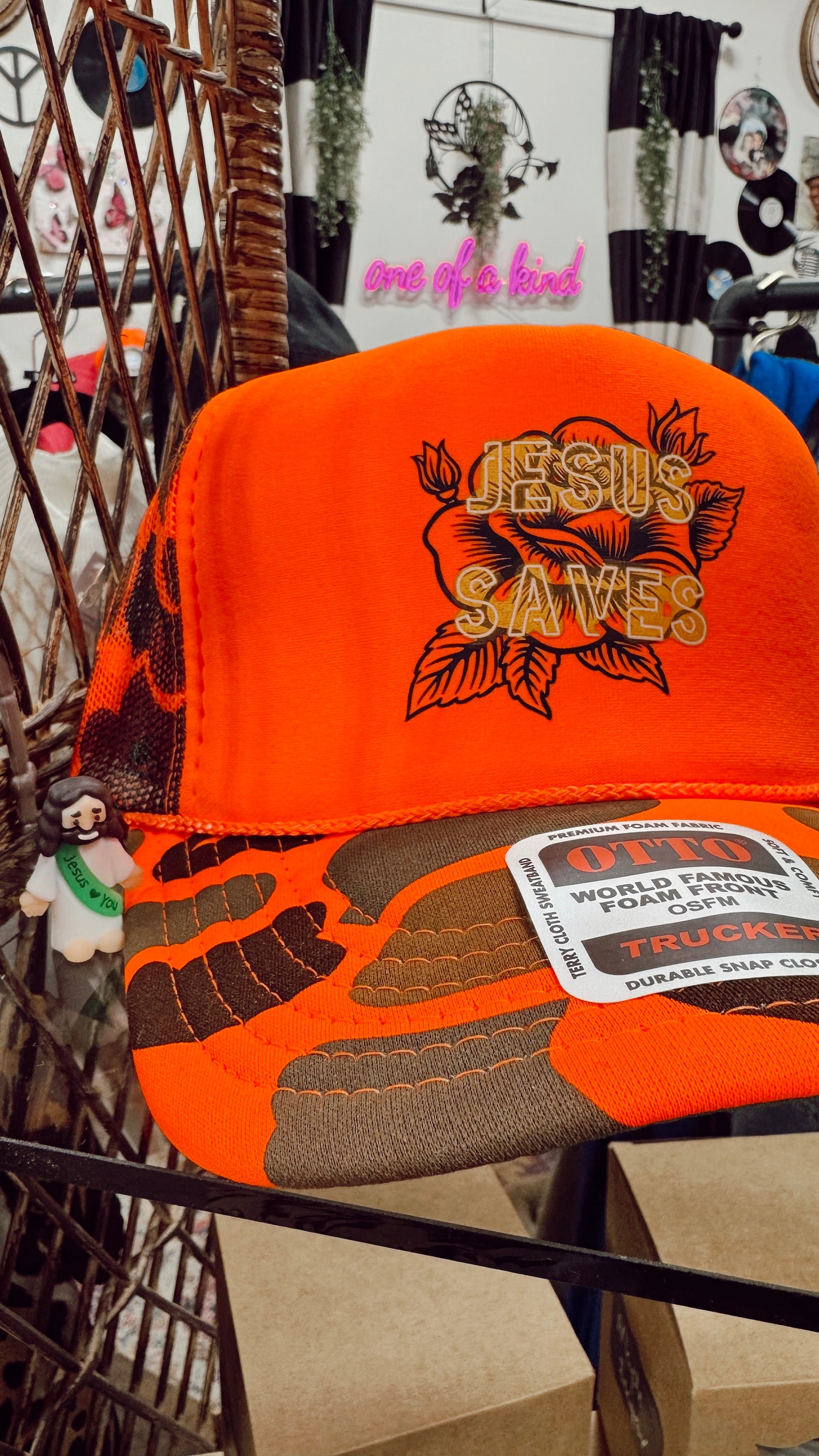JESUS SAVES Trucker Hat