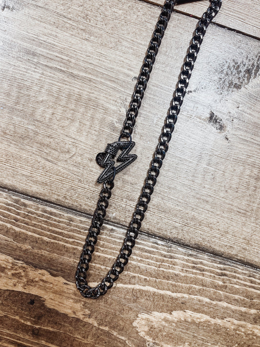 Bolt & Chain Necklace