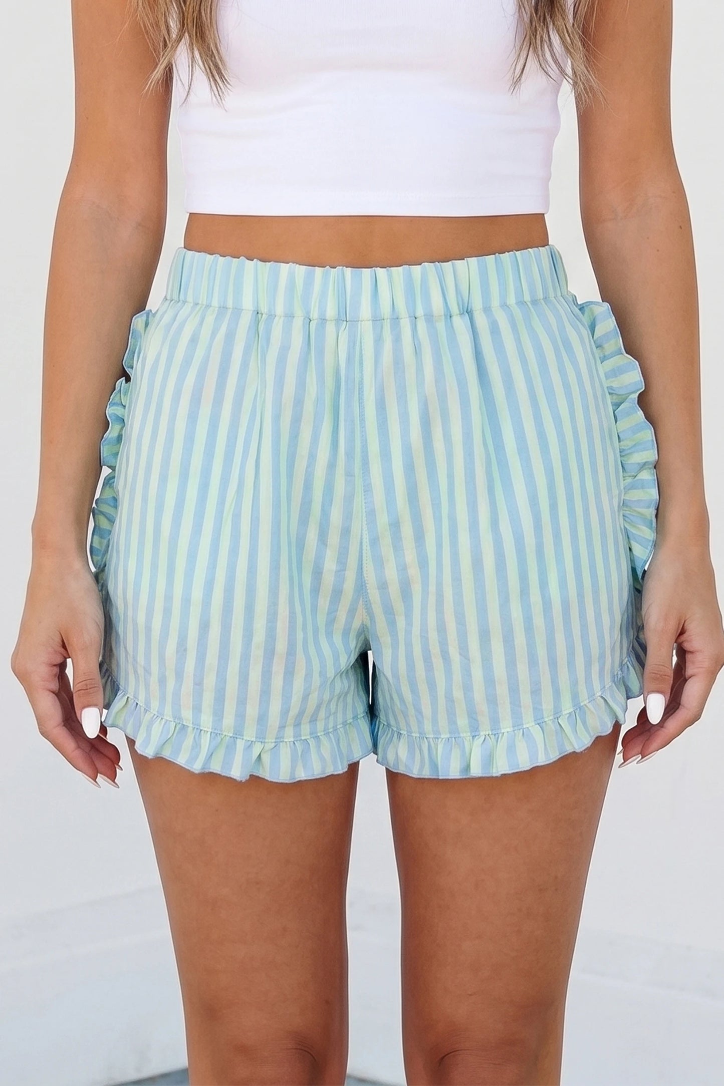 Summer Spritz Ruffle Shorts