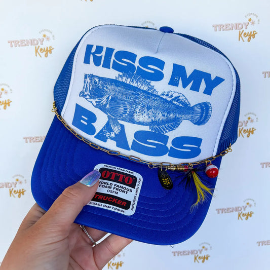 Kiss My Bass Trucker Hat