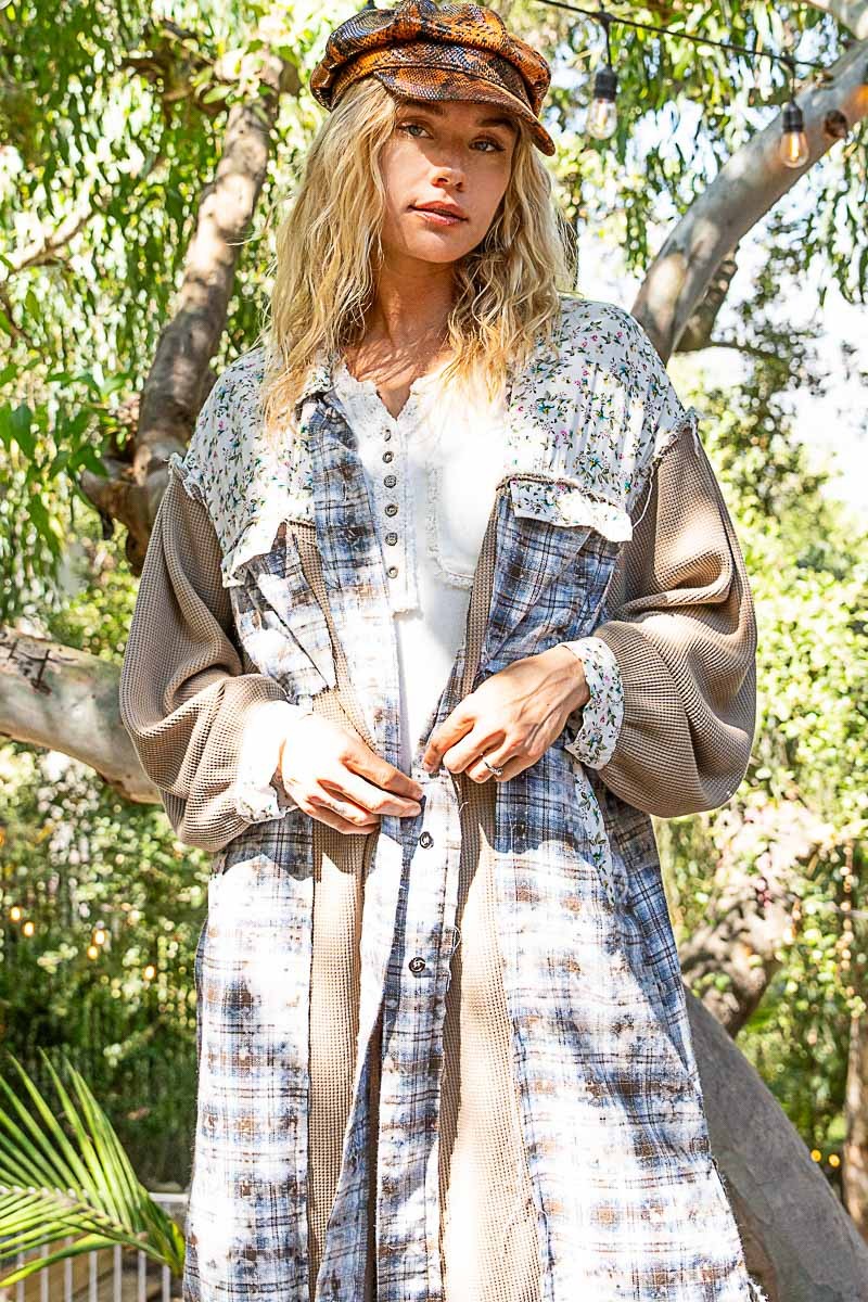 Plaid Perfection Long Shacket