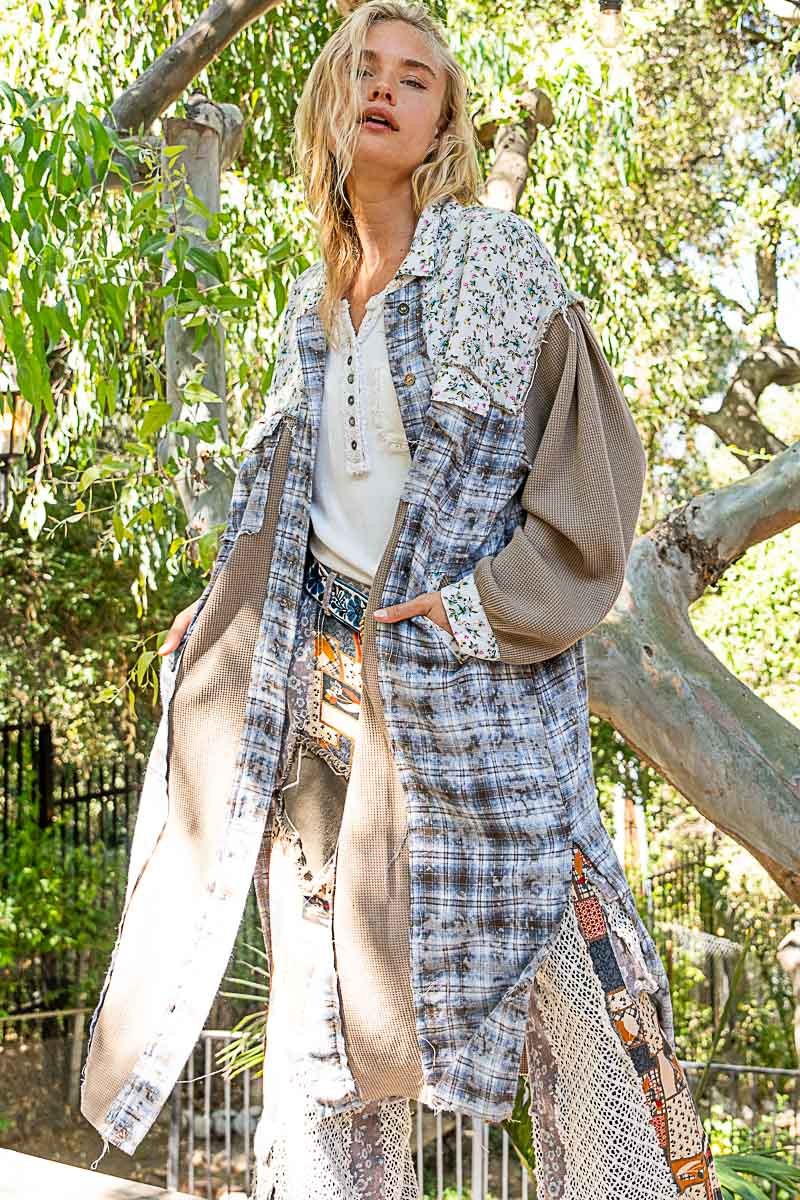 Plaid Perfection Long Shacket