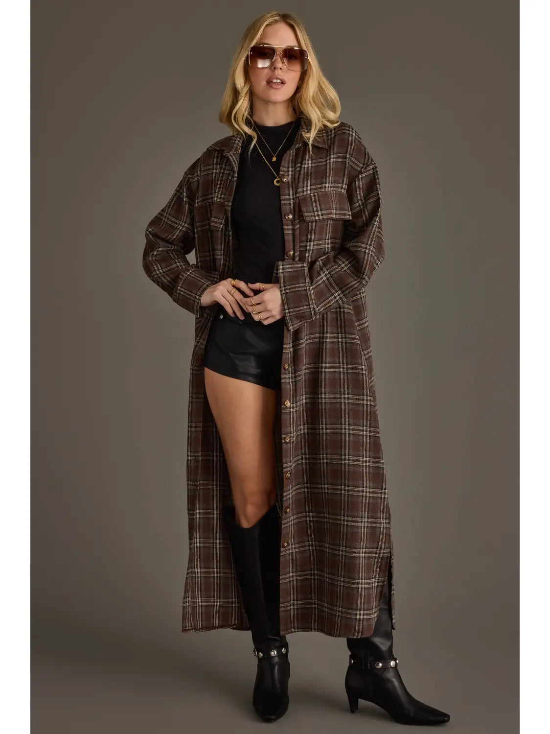 Autumn After Dark Plaid Jacket