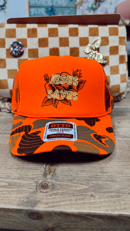 JESUS SAVES Trucker Hat