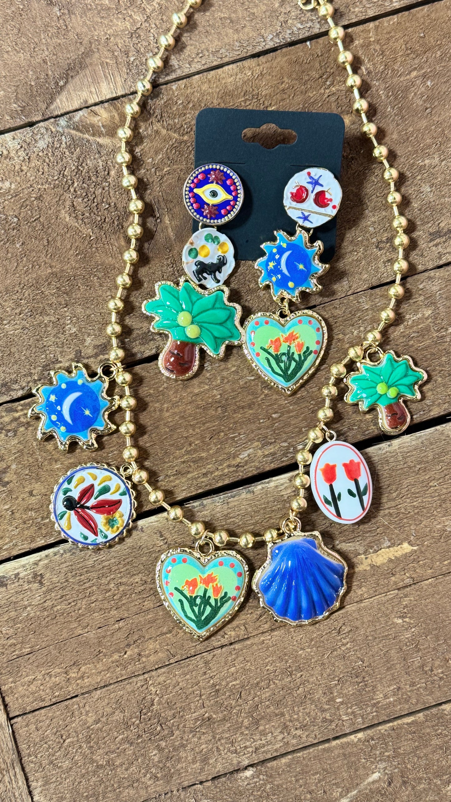 The Postcard Charm Necklace