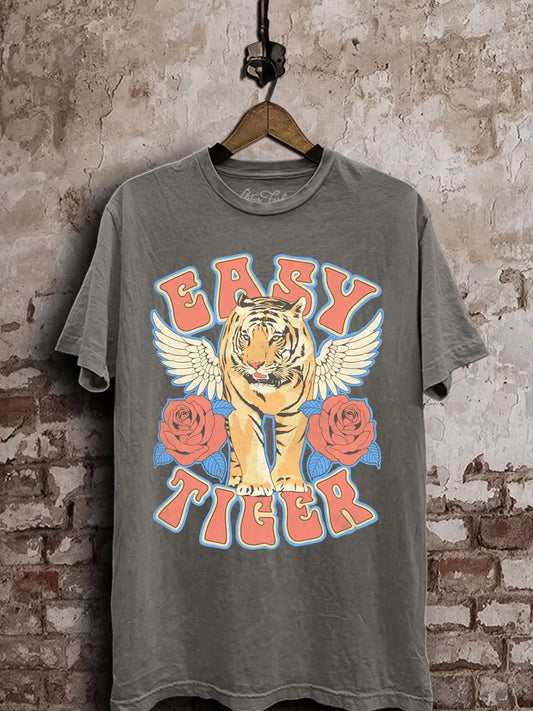 Easy Tiger Oversized Graphic Tee