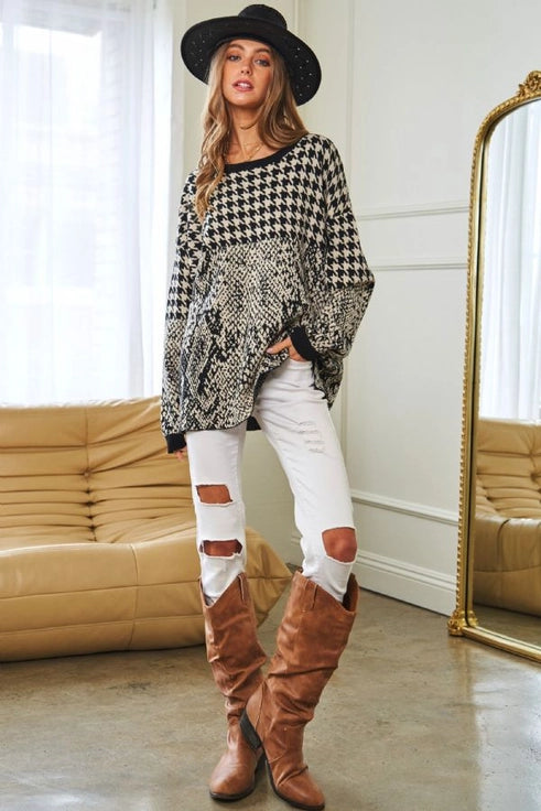 Breaking All The Rules Oversized Sweater
