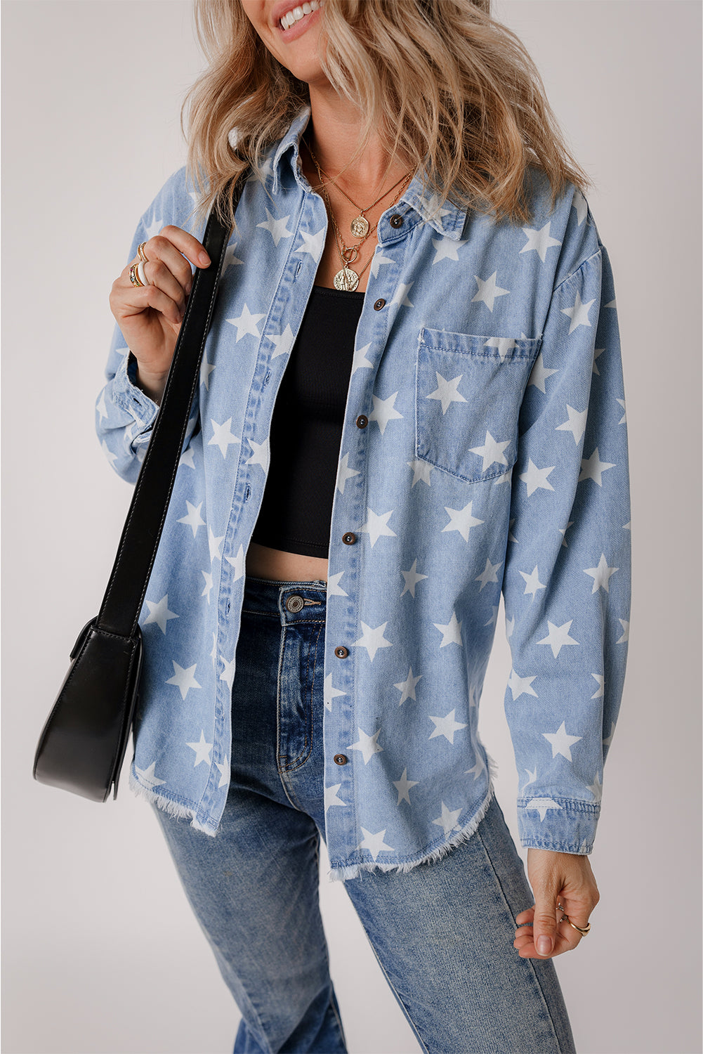 Star Seeker Button Up Shirt