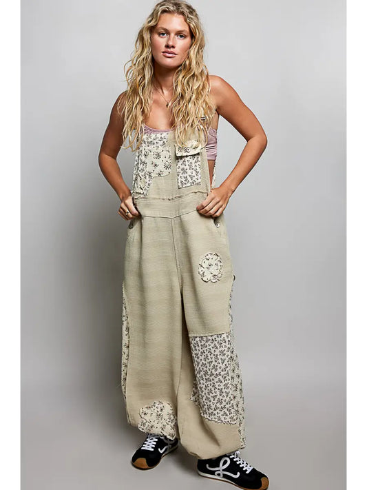 Gypsy Soul Patchwork Overalls