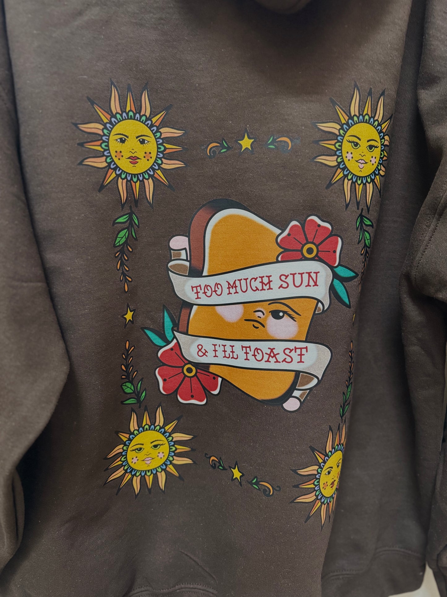 *PRE ORDER” Too Much Sun Hoodie