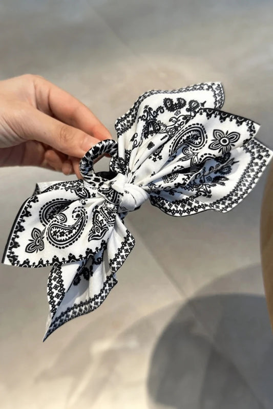 Paisley Hair Clip Bow