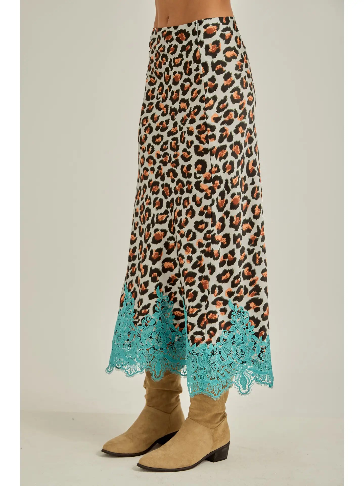 Role Call Satin Skirt