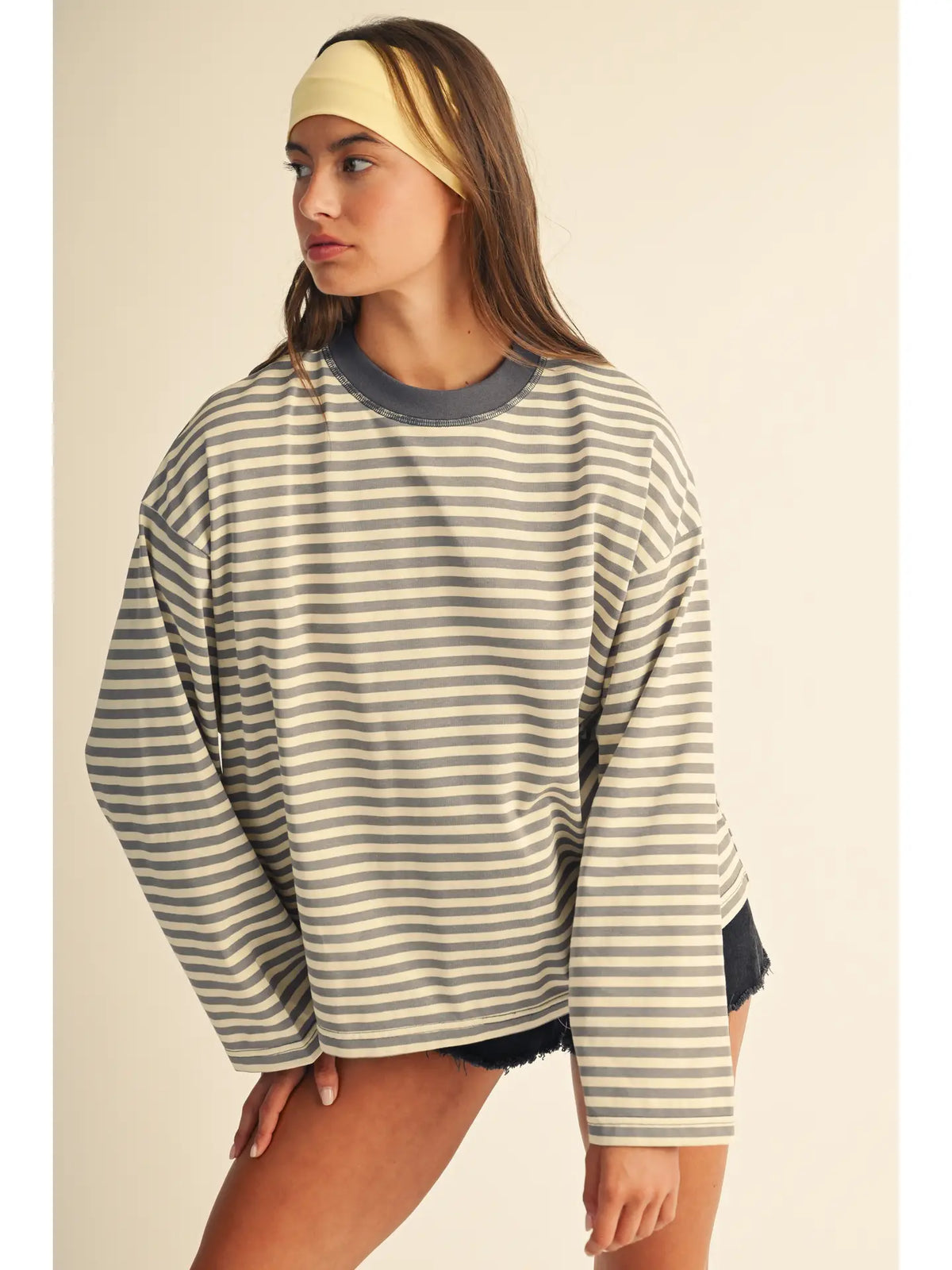 Sunday Static Striped Long Sleeve