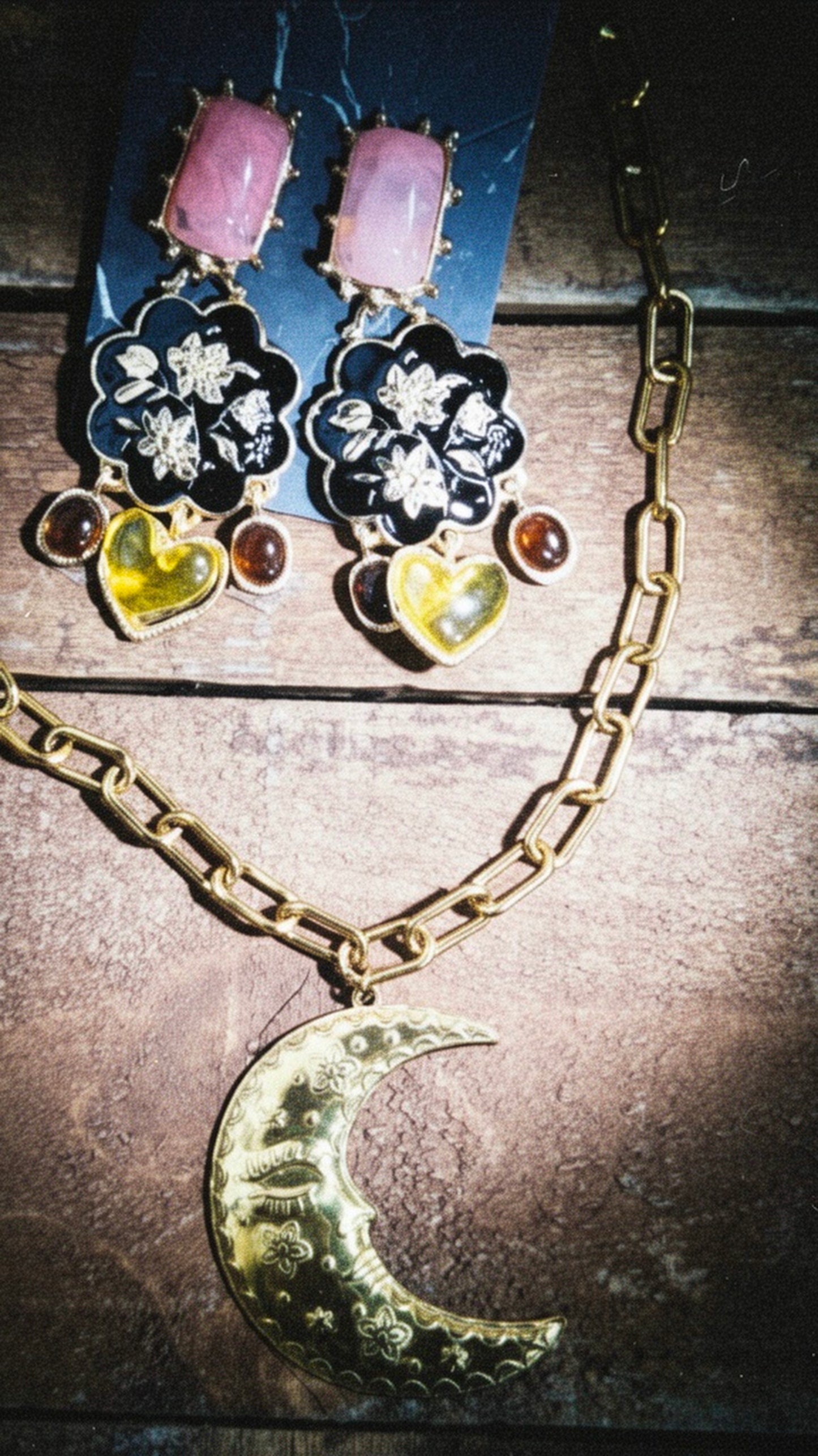 Black Velvet Bloom Earrings