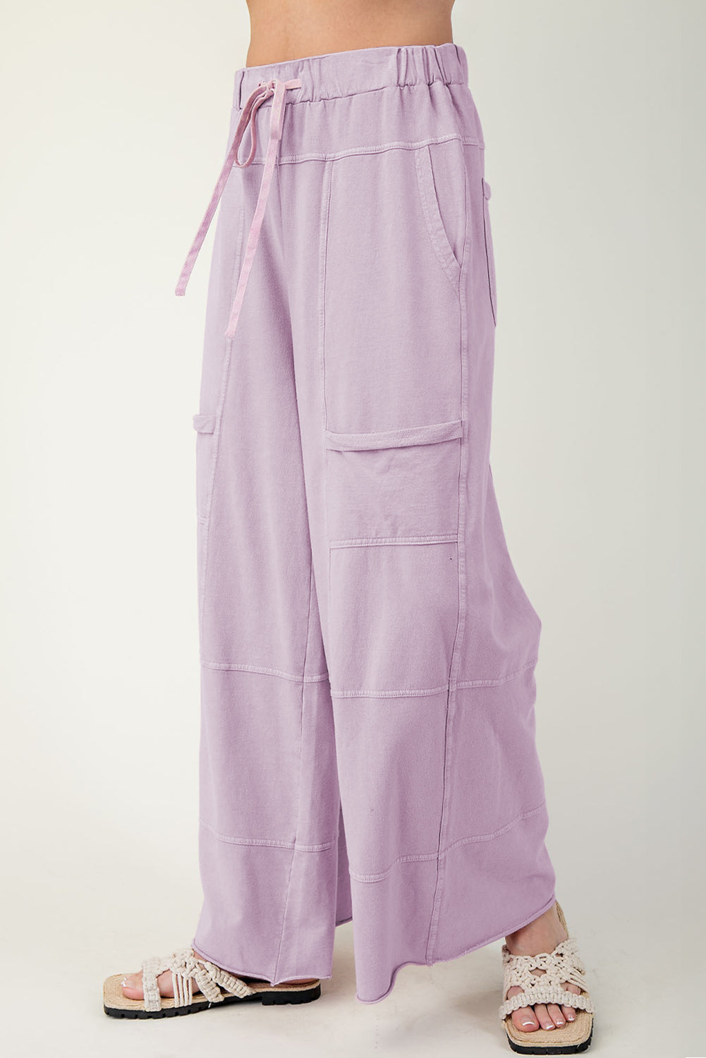 Stone Trail Wide Leg Cargo Sweats
