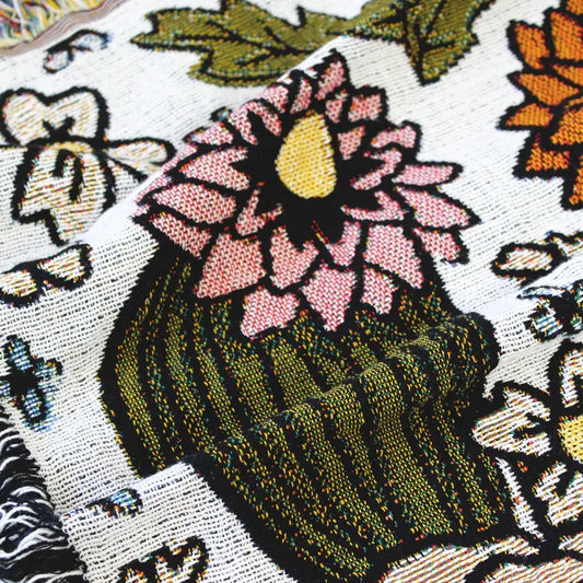 Calhoun & Co Cactus Party Tapestry Blanket