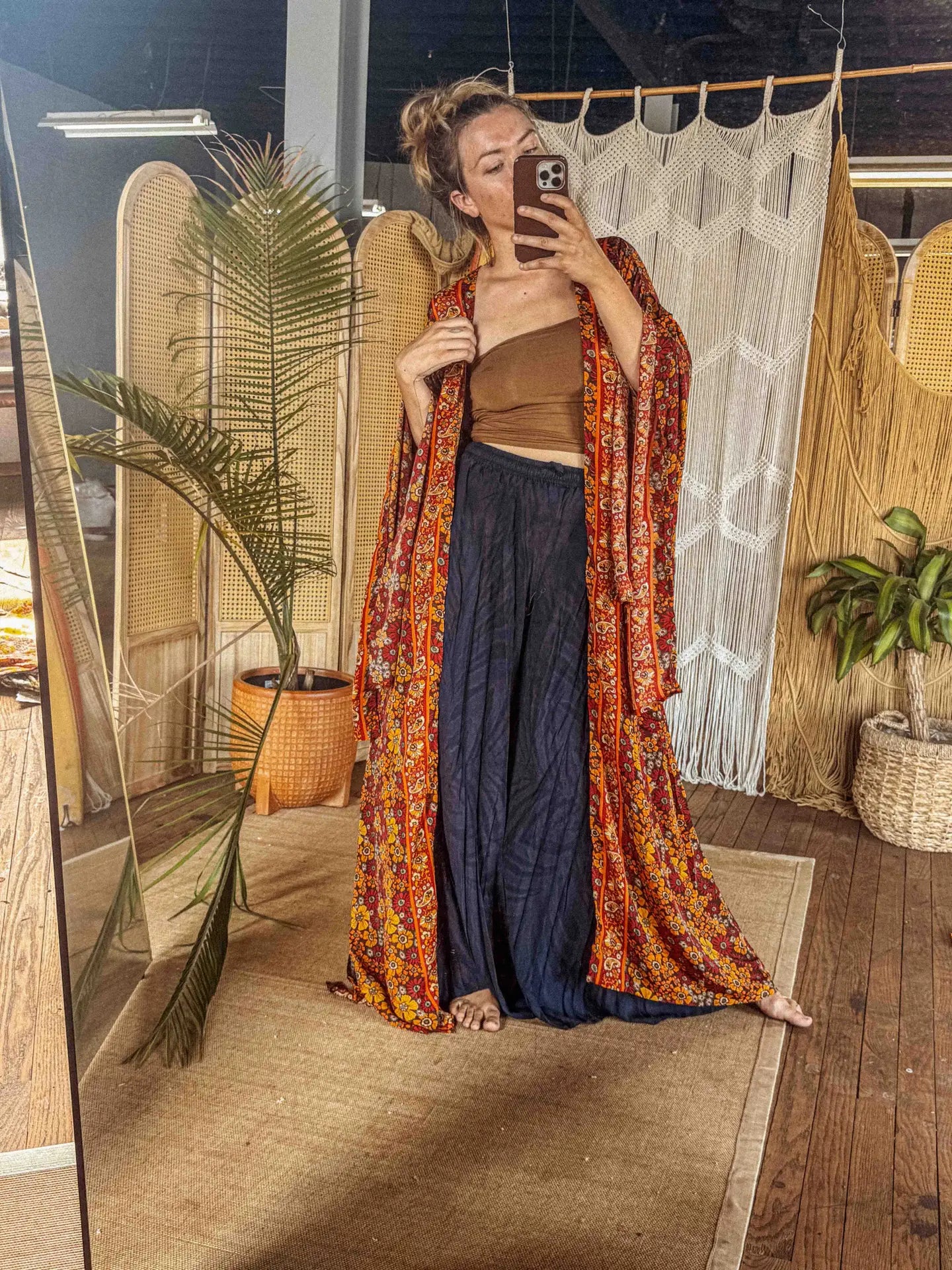 Nelson Nights Silk Drape Kimono