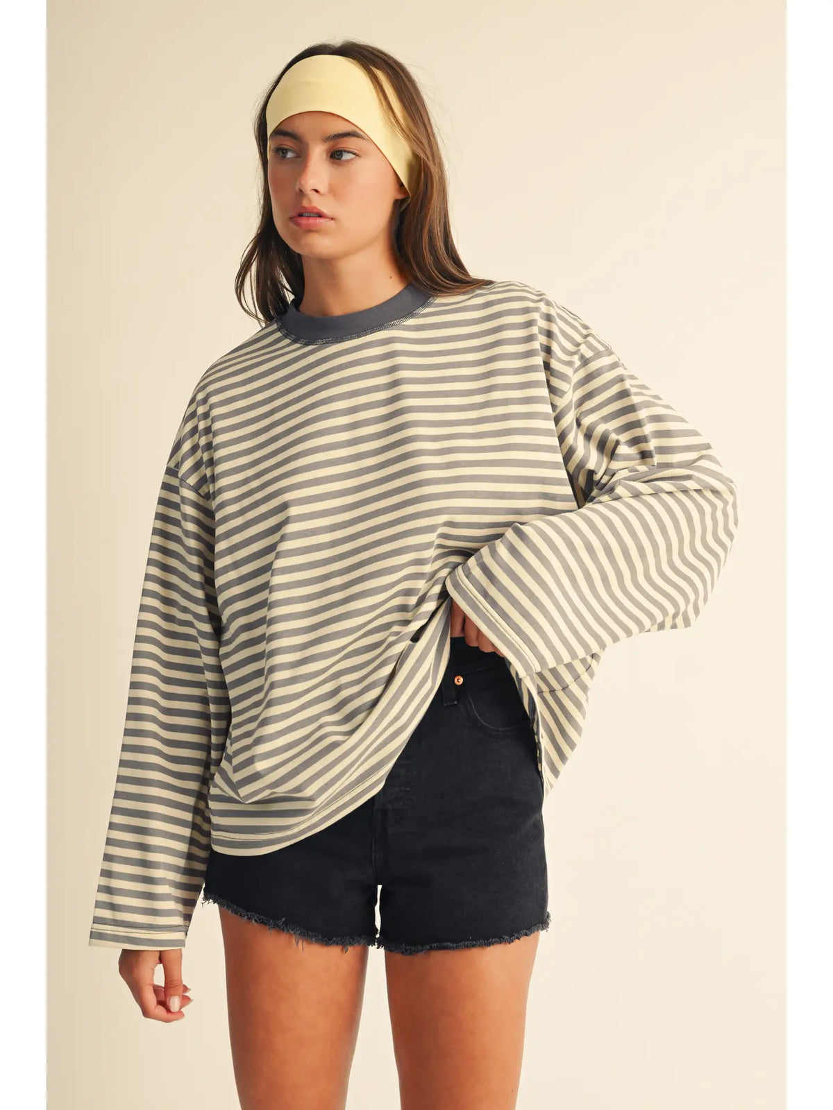 Sunday Static Striped Long Sleeve