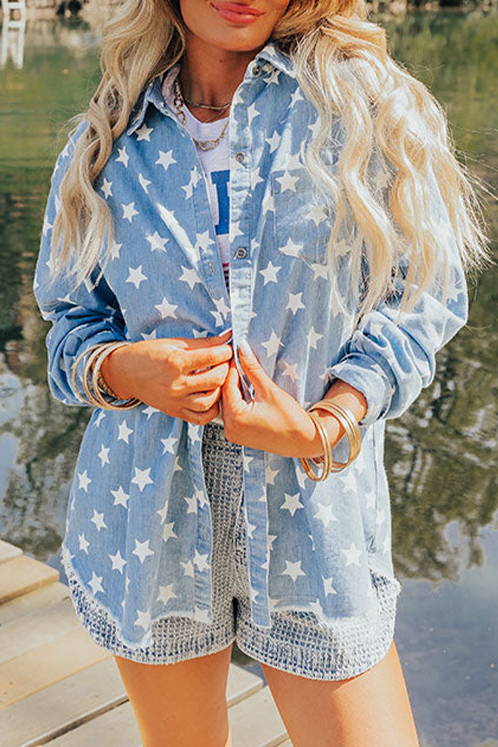 Star Seeker Button Up Shirt