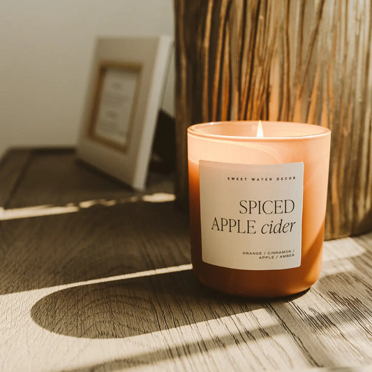 Spiced Apple Cider 15oz Candle (70+ Hours of Burn Time)