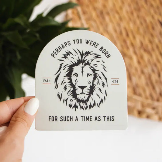 For Such A Time As This Lion Sticker