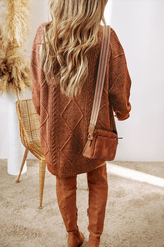 Mocha Mornings Sweater Dress