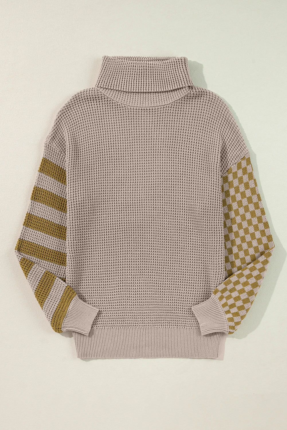 City Grid Turleneck Sweater