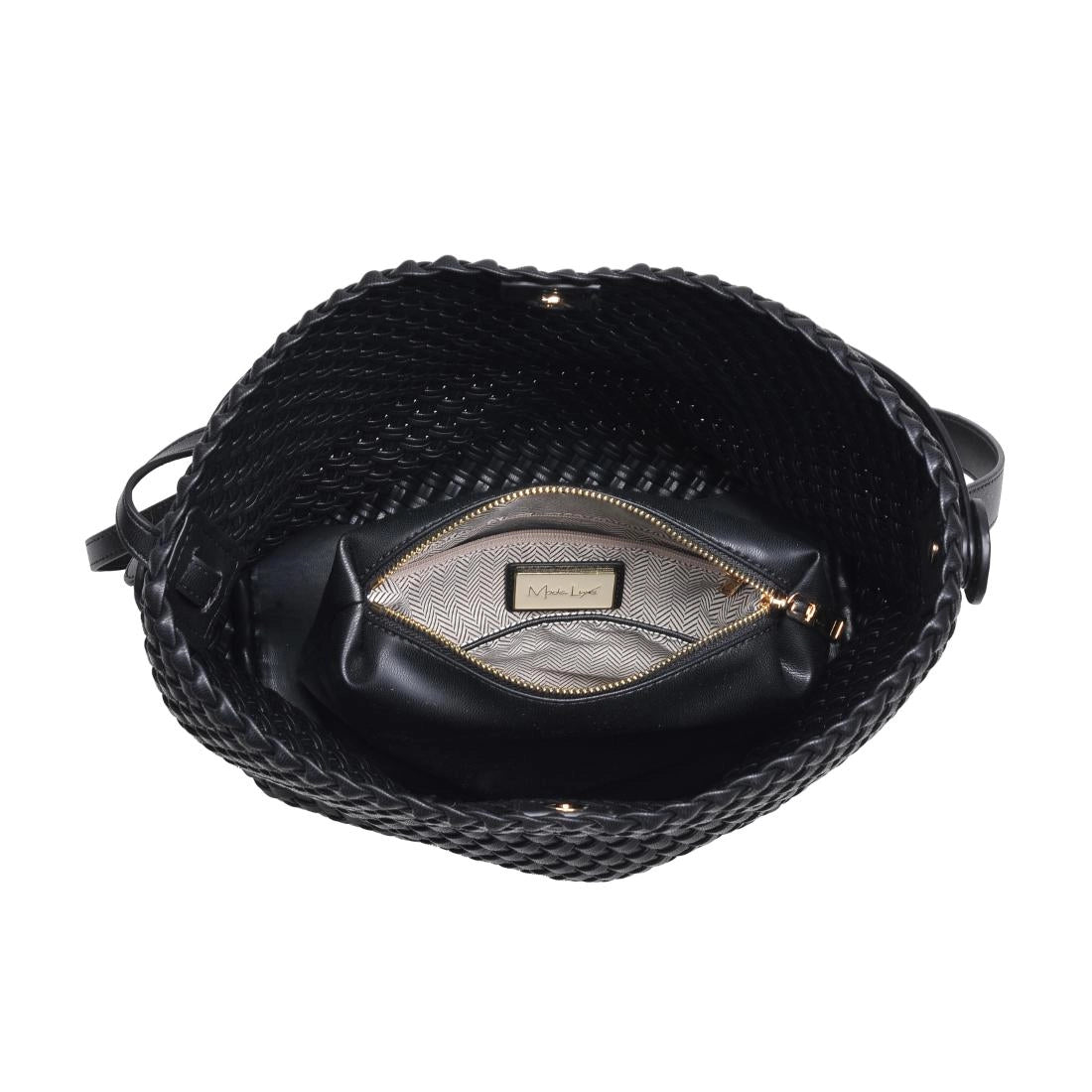 Edith Woven Hobo Handbag