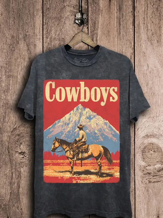 Cowboys Oversized Graphic Tee