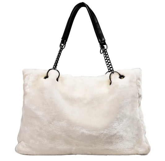 Totes Fur Real Faux Fur Bag