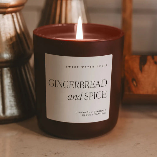 Gingerbread & Spice 15oz Soy Candle