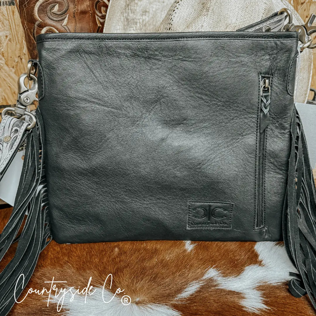*PRE ORDER* Rodeo Square Cowhide Checkered Purse