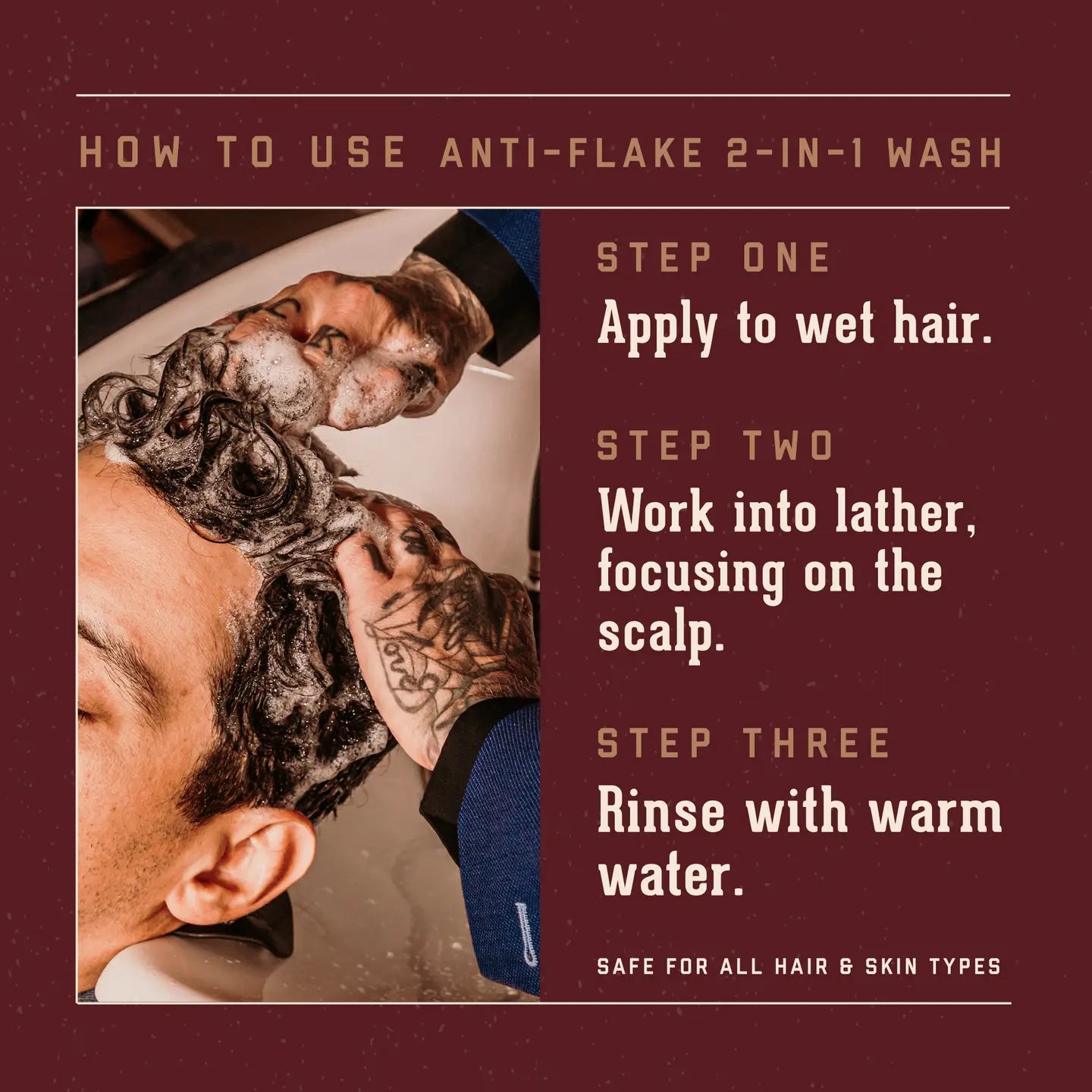 Anti Flake Shampoo & Conditioner - Sweet Tobacco