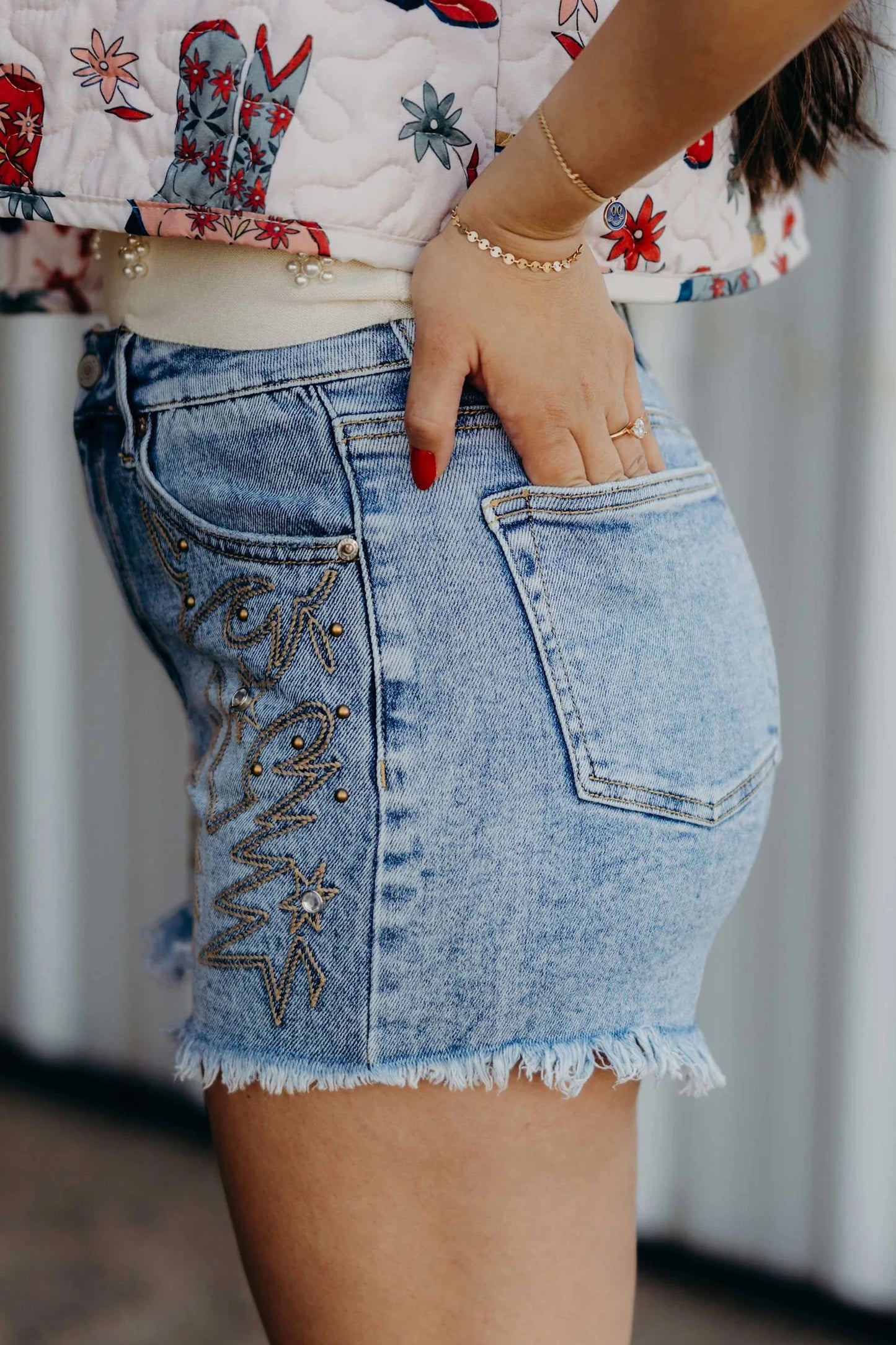 Blue Rodeo Shorts
