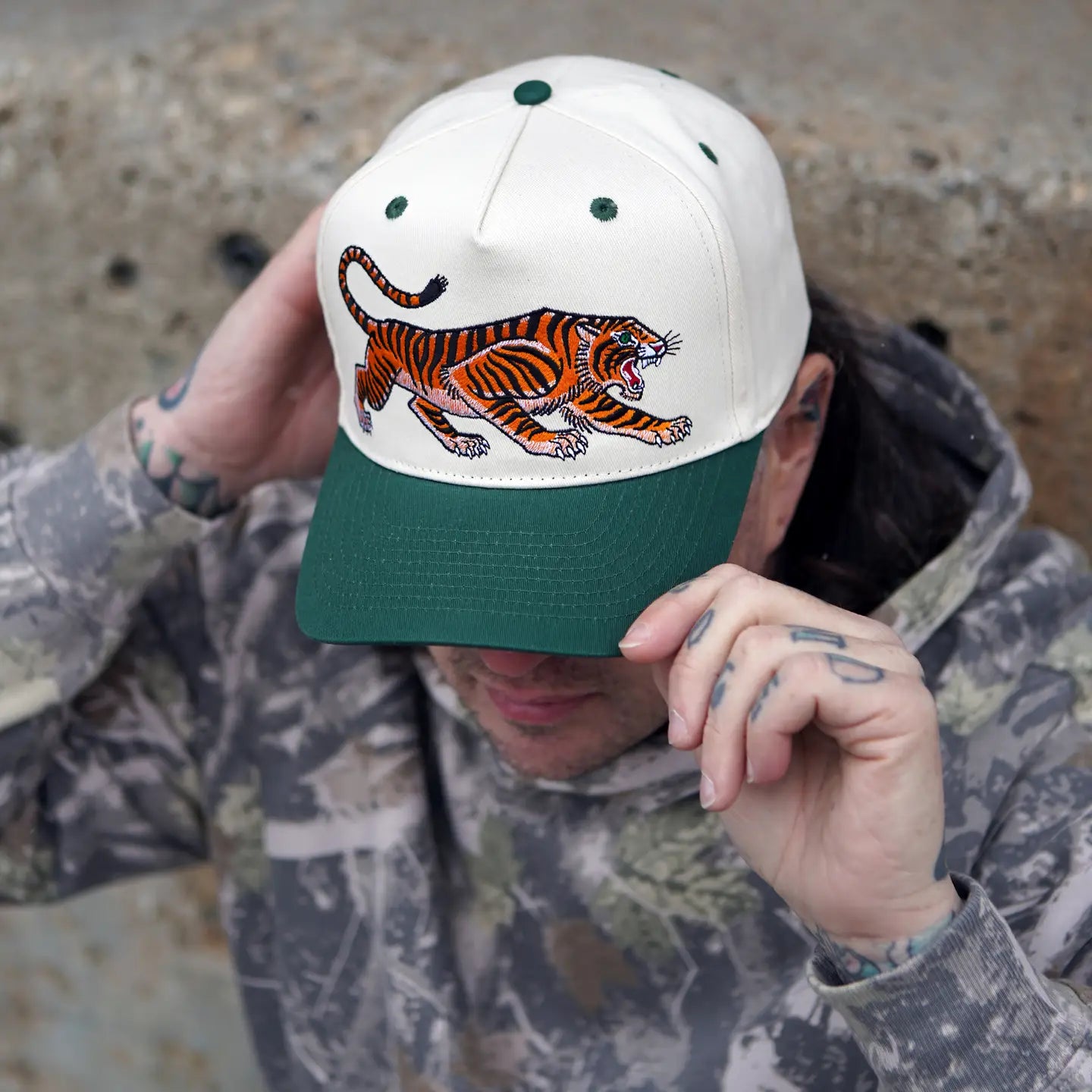 Tiger Two Toned Cap