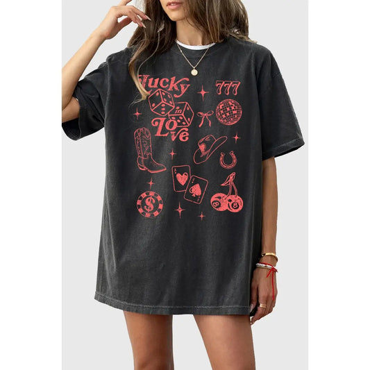 Lucky Love Oversized Tee