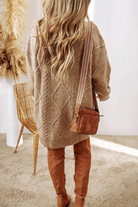 Mocha Mornings Sweater Dress