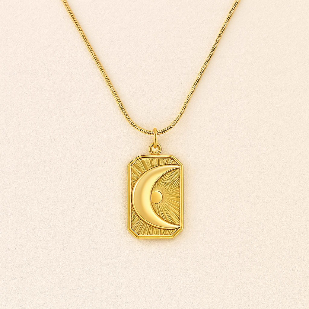 Moonlit Minimalist Necklace
