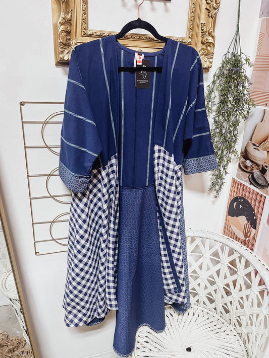 Blue Cotton Kimono