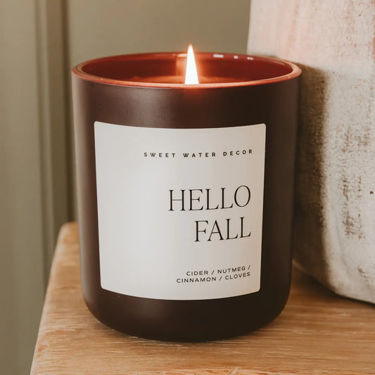 Hello Fall 15oz Candle (70+ HOURS of burn time)