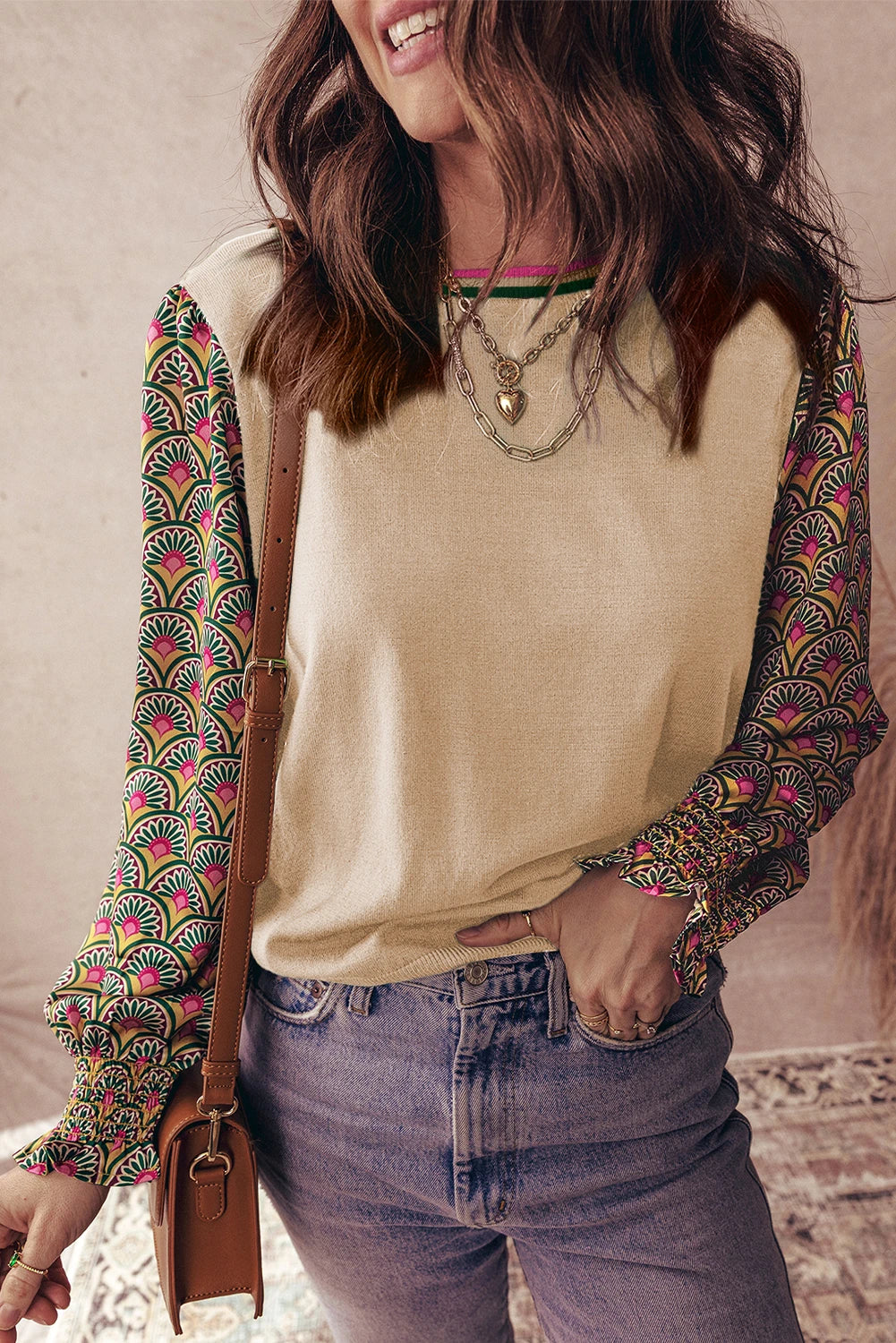 Bloom & Cozy Patchwork sweater