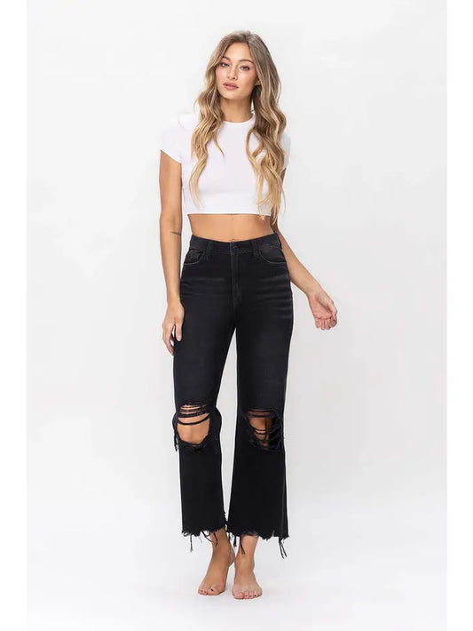 Mosh Pit Cropped Flare Jeans