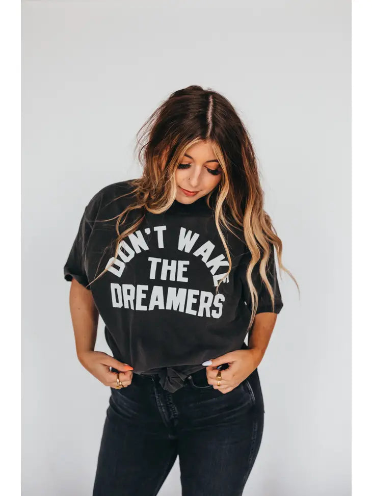 Don't Wake The Dreamers Oversized Graphic Tee
