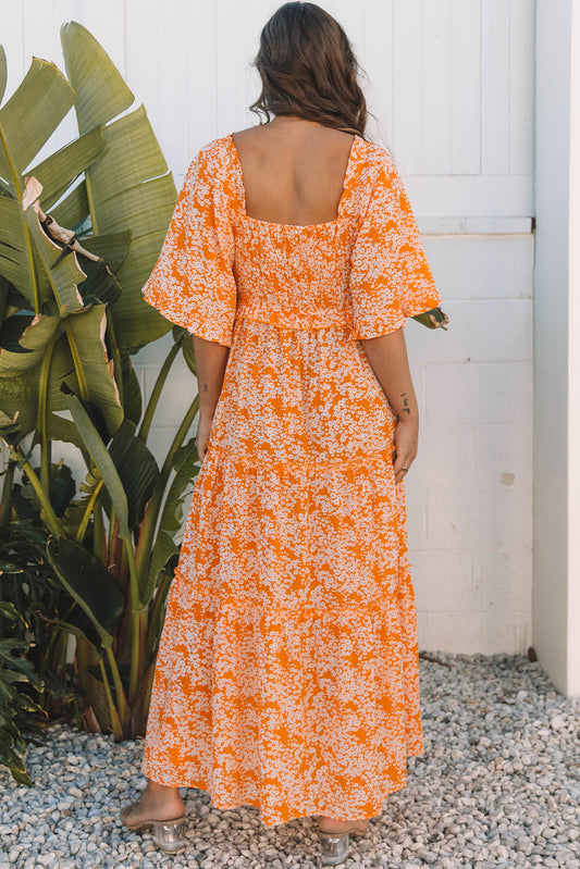 Sunset Bloom Maxi Dress